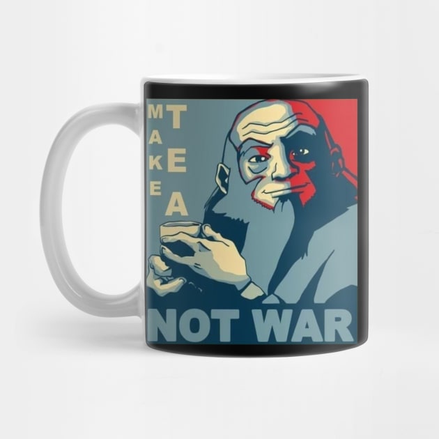 make tea not war by tostsandstudio